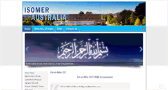 Desktop Screenshot of isomer.org.au