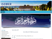 Tablet Screenshot of isomer.org.au